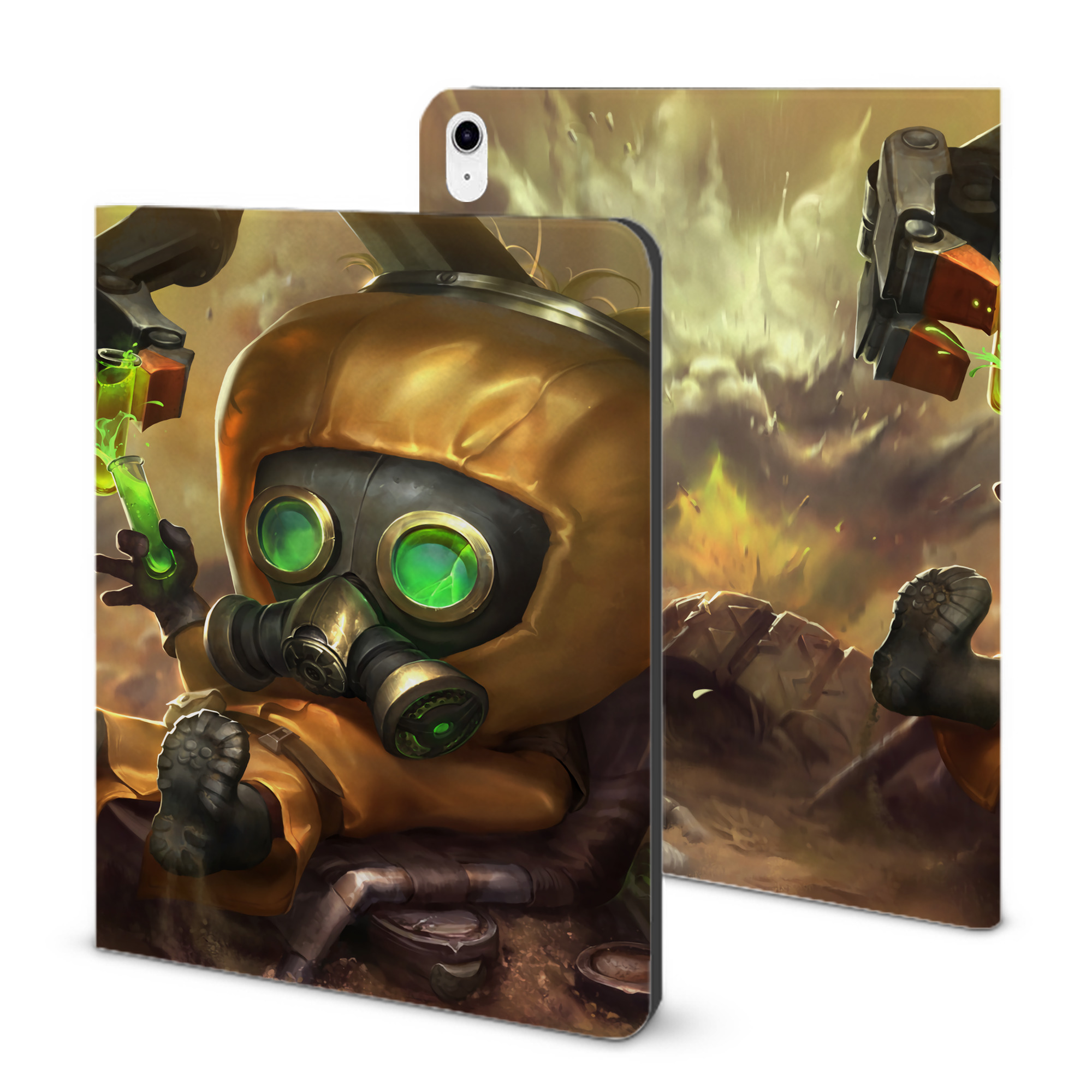 （画像用） リーグ・オブ・レジェンド League of Legends LOL IPad ケース ブック型 PUレザー TPU 耐衝撃 軽量 薄型 ペン収納なし 全面保護 IPad 各モデル対応